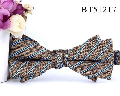 Nova prugasta leptir-mašna Modna cvjetna leptir-mašna za muškarce Žene Leptir-mašna s čvorom Leptir-mašne za odrasle Kravate Kumove leptir-mašne za vjenčane darove