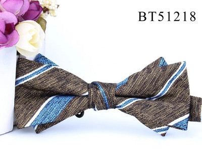 Nova prugasta leptir-mašna Modna cvjetna leptir-mašna za muškarce Žene Leptir-mašna s čvorom Leptir-mašne za odrasle Kravate Kumove leptir-mašne za vjenčane darove