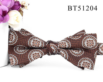 Nova prugasta leptir-mašna Modna cvjetna leptir-mašna za muškarce Žene Leptir-mašna s čvorom Leptir-mašne za odrasle Kravate Kumove leptir-mašne za vjenčane darove