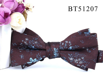 Nova prugasta leptir-mašna Modna cvjetna leptir-mašna za muškarce Žene Leptir-mašna s čvorom Leptir-mašne za odrasle Kravate Kumove leptir-mašne za vjenčane darove