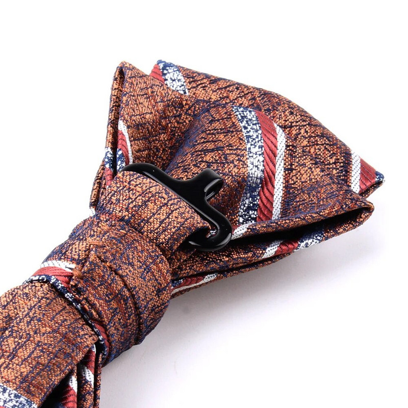 Nova prugasta leptir-mašna Modna cvjetna leptir-mašna za muškarce Žene Leptir-mašna s čvorom Leptir-mašne za odrasle Kravate Kumove leptir-mašne za vjenčane darove