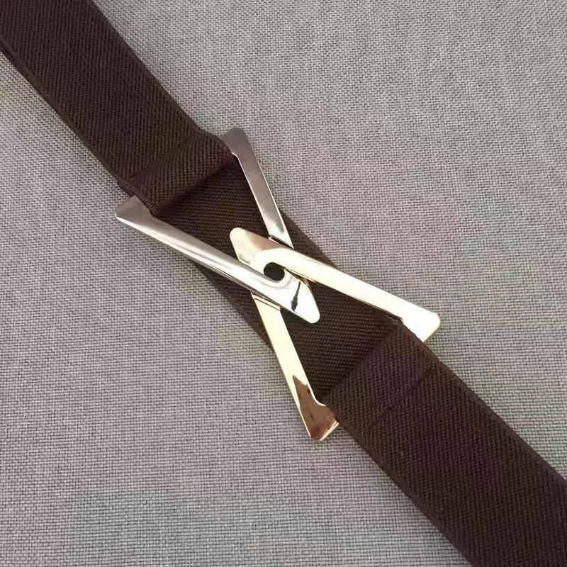 2022. Novi jednostavni crni smeđi remen, višenamjenski modni remen, trokutasti remen, ženski ukrasni, elastični set džempera