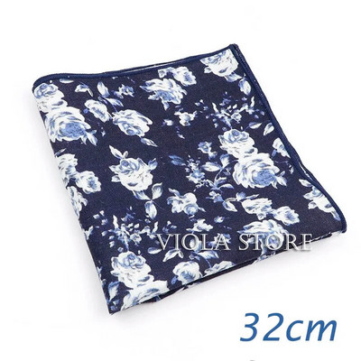 Velika maramica veličine 34 cm s printom paisley 100% pamuk Ženska i muška haljina s džepnim kvadratom Smoking odijelo Hankie Leptir mašna Dodatak Poklon