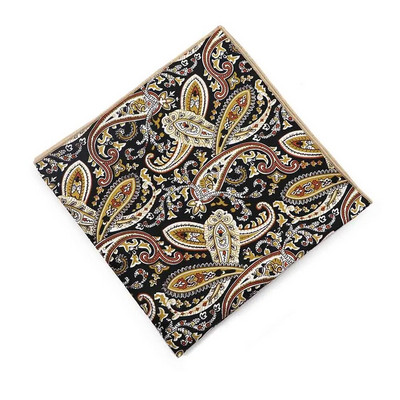 Velika maramica veličine 34 cm s printom paisley 100% pamuk Ženska i muška haljina s džepnim kvadratom Smoking odijelo Hankie Leptir mašna Dodatak Poklon