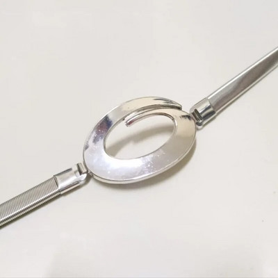 Metalinis segtukas Elastinis diržas Moteriška Suknelė Marškiniai Plonas Juosmuo Grandinė Moteriški Drabužiai Aksesuarai Diržo juosmens apdangalas