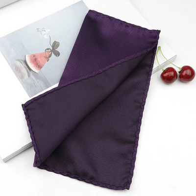 Vienkrāsains kabatas kvadrātveida vintage modes ballīte Augstas kvalitātes vīriešu kabatlakats Poliestera hanky biznesa uzvalku aksesuāriem