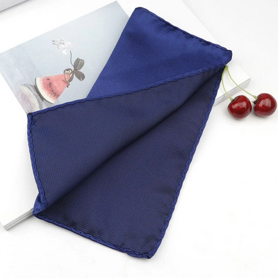 Vienkrāsains kabatas kvadrātveida vintage modes ballīte Augstas kvalitātes vīriešu kabatlakats Poliestera hanky biznesa uzvalku aksesuāriem