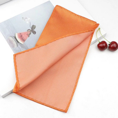 Vienkrāsains kabatas kvadrātveida vintage modes ballīte Augstas kvalitātes vīriešu kabatlakats Poliestera hanky biznesa uzvalku aksesuāriem