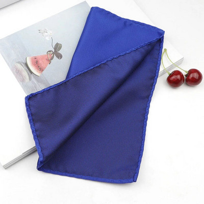 Vienkrāsains kabatas kvadrātveida vintage modes ballīte Augstas kvalitātes vīriešu kabatlakats Poliestera hanky biznesa uzvalku aksesuāriem