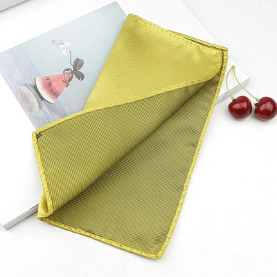 Vienkrāsains kabatas kvadrātveida vintage modes ballīte Augstas kvalitātes vīriešu kabatlakats Poliestera hanky biznesa uzvalku aksesuāriem