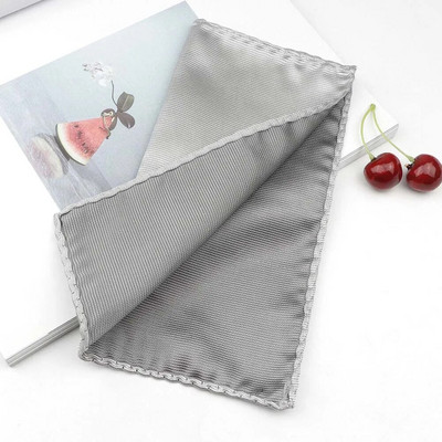 Vienkrāsains kabatas kvadrātveida vintage modes ballīte Augstas kvalitātes vīriešu kabatlakats Poliestera hanky biznesa uzvalku aksesuāriem