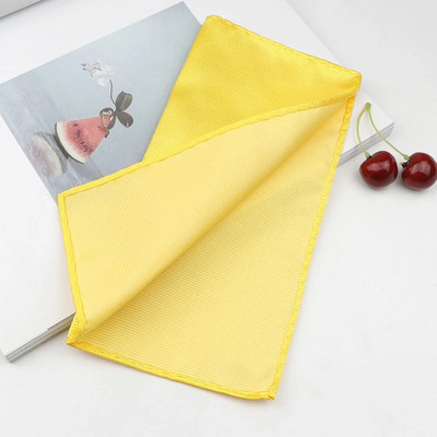 Vienkrāsains kabatas kvadrātveida vintage modes ballīte Augstas kvalitātes vīriešu kabatlakats Poliestera hanky biznesa uzvalku aksesuāriem