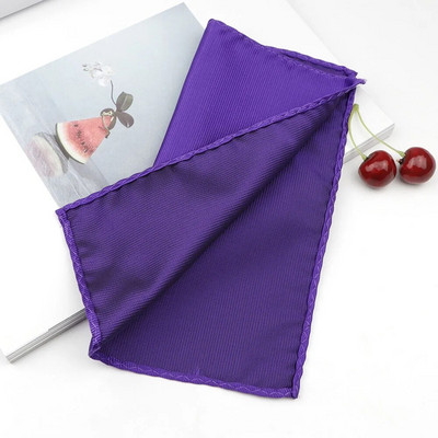 Vienkrāsains kabatas kvadrātveida vintage modes ballīte Augstas kvalitātes vīriešu kabatlakats Poliestera hanky biznesa uzvalku aksesuāriem