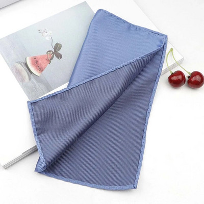 Vienkrāsains kabatas kvadrātveida vintage modes ballīte Augstas kvalitātes vīriešu kabatlakats Poliestera hanky biznesa uzvalku aksesuāriem