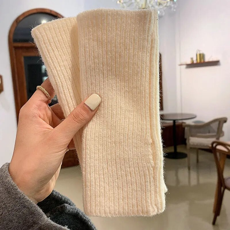 Γάντια με μισό δάχτυλο Handschoenen για γυναίκες Χειμερινό μαλακό ζεστό μαλλί πλέξιμο βραχίονα Κοντό ζεστό γάντια χωρίς δάχτυλα Unisex