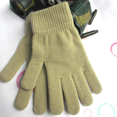 Ziemas sieviešu kašmira trikotāžas cimdi rudens roku siltāks biezs odere ar pilniem pirkstiem dūraiņi slēpošana īsi plaukstas cimdi