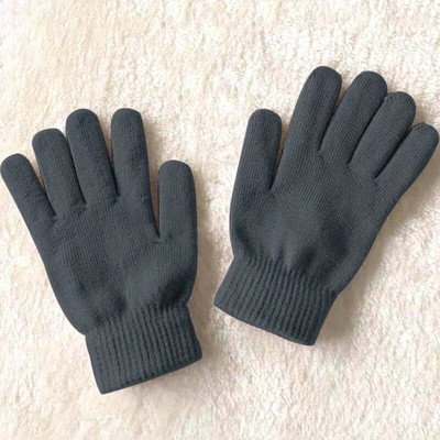 Ziemas sieviešu kašmira trikotāžas cimdi rudens roku siltāks biezs odere ar pilniem pirkstiem dūraiņi slēpošana īsi plaukstas cimdi