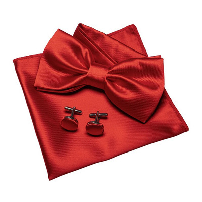 EASTEPIC vīriešu tauriņu komplekti, tostarp izsmalcinātas aproču pogas un mīksti kabatlakatiņi, spīdīgi satīna aksesuāri vīriešiem kāzās