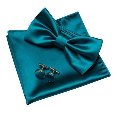 EASTEPIC vīriešu tauriņu komplekti, tostarp izsmalcinātas aproču pogas un mīksti kabatlakatiņi, spīdīgi satīna aksesuāri vīriešiem kāzās