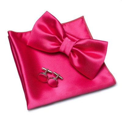 EASTEPIC vīriešu tauriņu komplekti, tostarp izsmalcinātas aproču pogas un mīksti kabatlakatiņi, spīdīgi satīna aksesuāri vīriešiem kāzās