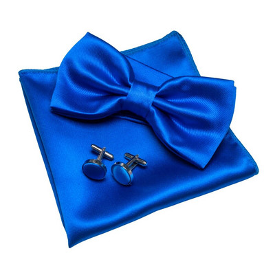 EASTEPIC vīriešu tauriņu komplekti, tostarp izsmalcinātas aproču pogas un mīksti kabatlakatiņi, spīdīgi satīna aksesuāri vīriešiem kāzās