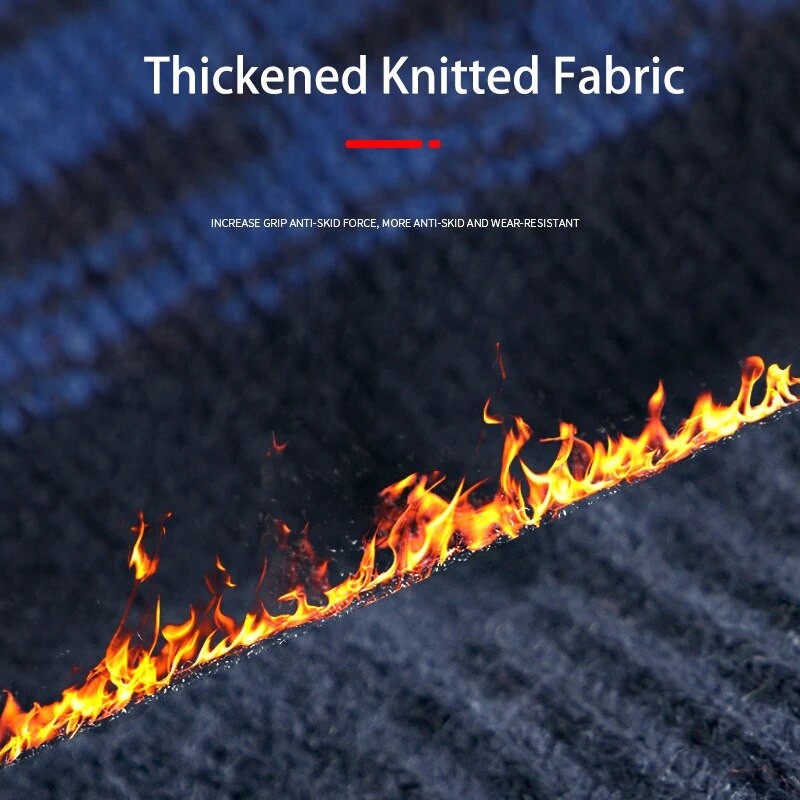 Ziemas cimdi vīriešiem Trikotāžas Liela izmēra silti Cimdi Riteņbraukšanai Vīriešu Biroja flīsa Neslīdošs skārienekrāna Akrils Mīksti Biezi Cimdi