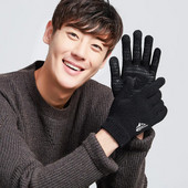 Nove zimske pletene rukavice s ekranom osjetljivim na dodir za muške rukavice za tople ženske parove od pliša i podebljane neklizajuće vune