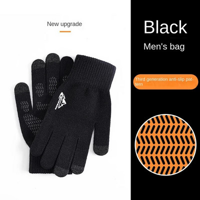 Nove zimske pletene rukavice s ekranom osjetljivim na dodir za muške rukavice za tople ženske parove od pliša i podebljane neklizajuće vune
