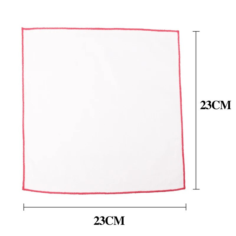 Vyriška balta kišeninė kvadratinė medvilninė nosinaitė ekologiška balta Hankies spalvotas kraštas vientisos spalvos minkštas