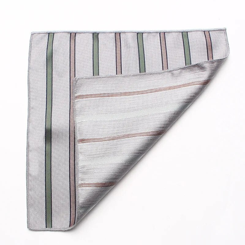 23cm*23cm džepna maramica za muškarce crvenožuti prugasti rupčić odijelo ručnik za vjenčanje na prsima