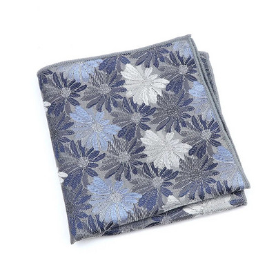 Jauni kabatas kvadrātveida kabatlakatiņu aksesuāri Paisley Floral Glod Vintage biznesa uzvalks kabatlakats krūšu šalle kāzām 23*23