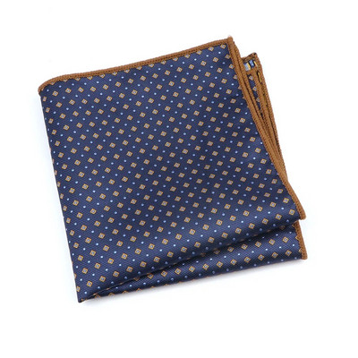 Jauni kabatas kvadrātveida kabatlakatiņu aksesuāri Paisley Floral Glod Vintage biznesa uzvalks kabatlakats krūšu šalle kāzām 23*23