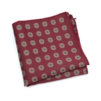 Jauni kabatas kvadrātveida kabatlakatiņu aksesuāri Paisley Floral Glod Vintage biznesa uzvalks kabatlakats krūšu šalle kāzām 23*23