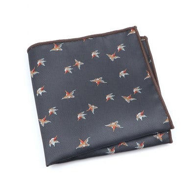 Jauni kabatas kvadrātveida kabatlakatiņu aksesuāri Paisley Floral Glod Vintage biznesa uzvalks kabatlakats krūšu šalle kāzām 23*23