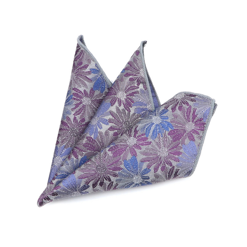 Jauni kabatas kvadrātveida kabatlakatiņu aksesuāri Paisley Floral Glod Vintage biznesa uzvalks kabatlakats krūšu šalle kāzām 23*23