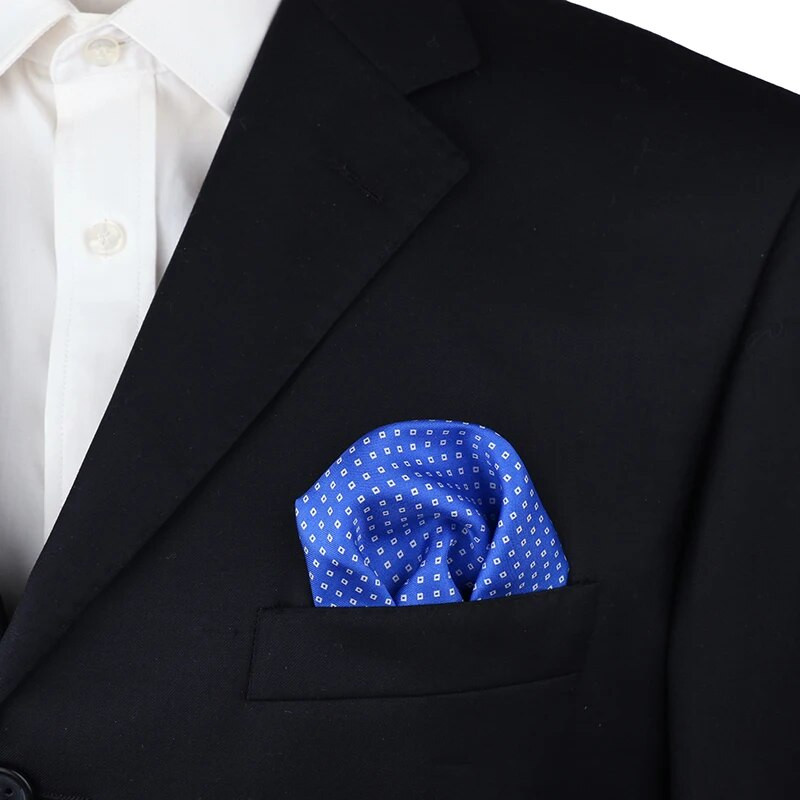 Tailor Smith tiszta, természetes selyemre nyomtatott férfi luxustervező Hanky Gold Paisley Pocket Square új divatos díszes zsebkendő