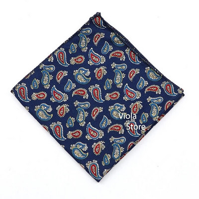Pasaku džungļu ziedu augu apdruka 23 cm kabatlakats Kokvilna Hankie Vīrieši Sieviešu gadījuma ballīte kabata kvadrātveida dāvana smokinga aksesuārs