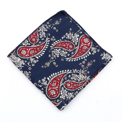 Pasaku džungļu ziedu augu apdruka 23 cm kabatlakats Kokvilna Hankie Vīrieši Sieviešu gadījuma ballīte kabata kvadrātveida dāvana smokinga aksesuārs