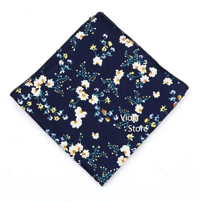 Pasaku džungļu ziedu augu apdruka 23 cm kabatlakats Kokvilna Hankie Vīrieši Sieviešu gadījuma ballīte kabata kvadrātveida dāvana smokinga aksesuārs