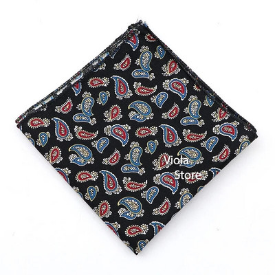 Pasaku džungļu ziedu augu apdruka 23 cm kabatlakats Kokvilna Hankie Vīrieši Sieviešu gadījuma ballīte kabata kvadrātveida dāvana smokinga aksesuārs