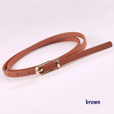 1 kom. Trendy tanki remen oko struka Modni graciozni ženski pojas od umjetne kože u slatkim bojama Podesivi remen Remen za haljine Dodaci za odjeću