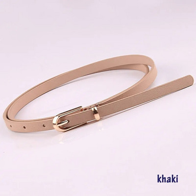 1 kom. Trendy tanki remen oko struka Modni graciozni ženski pojas od umjetne kože u slatkim bojama Podesivi remen Remen za haljine Dodaci za odjeću