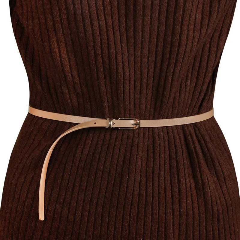 1 kom. Trendy tanki remen oko struka Modni graciozni ženski pojas od umjetne kože u slatkim bojama Podesivi remen Remen za haljine Dodaci za odjeću