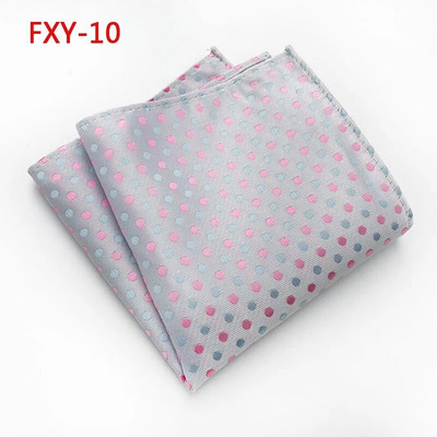 Modni muški džepni rupčić s četvrtastom maramicom Poslovno vjenčano odijelo Dodatak s maramicom na točkice, mali šal, kravata, kravata 25cm*25cm