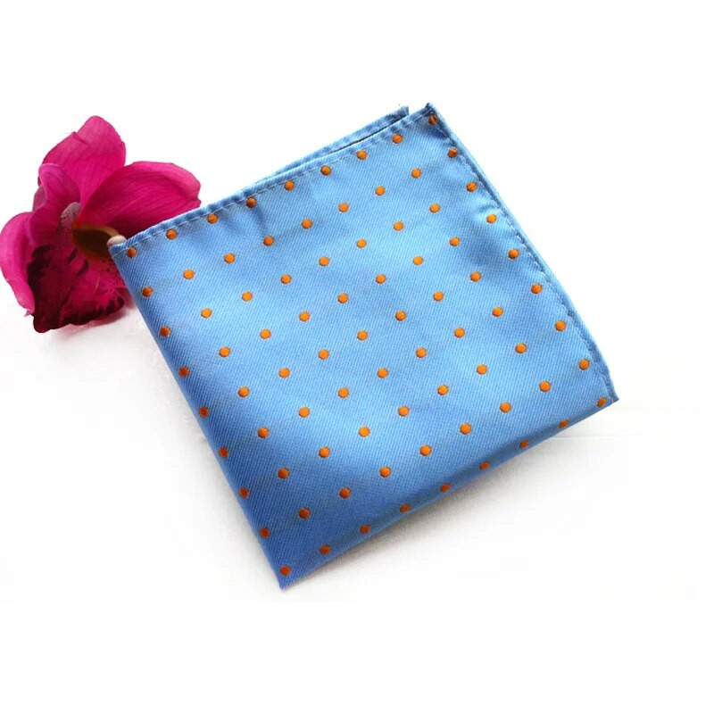 Modni muški džepni rupčić s četvrtastom maramicom Poslovno vjenčano odijelo Dodatak s maramicom na točkice, mali šal, kravata, kravata 25cm*25cm