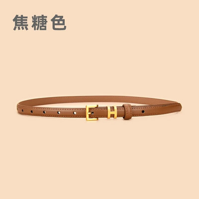 Luksuzni brend Kožni ženski remen za struk Dizajner Ženska haljina za zabavu od goveđe kože Remen s čvorovima Zlatna legura Kopča Traperice Ženski dar