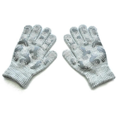 5-11 godina Kamuflažne dječje protuklizne pletene rukavice Dječje pune prste Mekane hladne rukavice Sportske rukavice na otvorenom Elastična rukavica