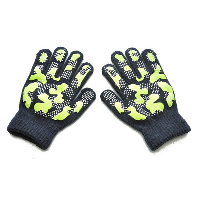 5-11 godina Kamuflažne dječje protuklizne pletene rukavice Dječje pune prste Mekane hladne rukavice Sportske rukavice na otvorenom Elastična rukavica