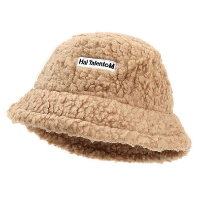 Šešir od janjećeg umjetnog krzna Zimski topli baršunasti šeširi za žene Lady Thicken Bob Panama Outdoor Ribarski šeširi Kape za djevojčice