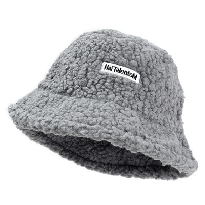 Šešir od janjećeg umjetnog krzna Zimski topli baršunasti šeširi za žene Lady Thicken Bob Panama Outdoor Ribarski šeširi Kape za djevojčice
